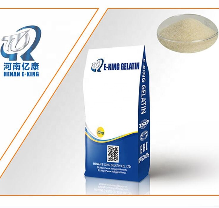 Edible Gelatin Sweets Ice Cream 180-250 Bloom Kosher Halal Beef Food Grade Gelatin